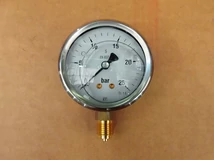MANOMÉTER 63 MM 0-25 BAR 1/4 COL ALSÓ ÁLLÁSÚ